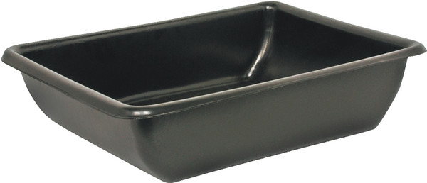 MACCOURT AT2606 Utility Tub, 9 gal Capacity, 26 in L, 20 in W, 6 in H, Polyethylene, Black, Rectangle [SKU: ORG6514327]
