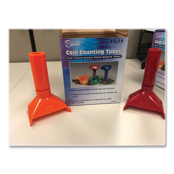 Coin Counting Tubes, Dimes, Nickels, Pennies, Quarters, One Full Wrapper/Tube Coin Capacity [SKU: CNK560077]