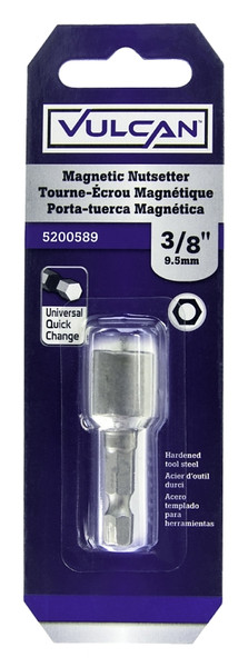 Vulcan 312401OR Magnetic Nutsetter, 3/8 in Drive, Hex Drive, 1-3/4 in L, 1/4 Quick Change in Shank [SKU: ORG5200589]
