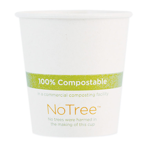 NoTree Paper Hot Cups, 10 oz, Natural, 1,000/Carton [SKU: WORCUSU10]