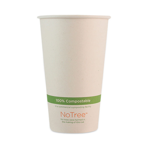 NoTree Paper Hot Cups, 16 oz, Natural, 1,000/Carton [SKU: WORCUSU16]