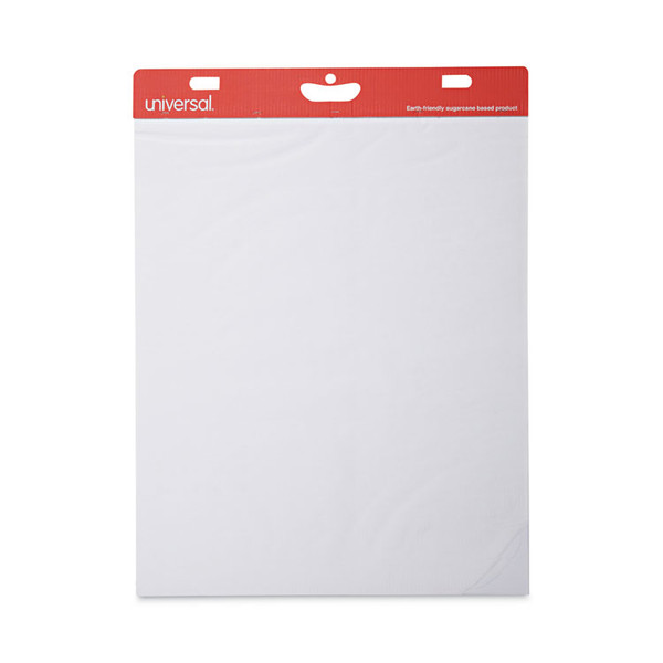 Renewable Resource Sugarcane Based Easel Pads, Unruled, 27 x 34, White, 50 Sheets, 2/Carton [SKU: UNV45600]