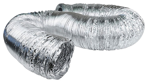 DUNDAS JAFINE AF625ULPZW Flexible Duct, 6 in, 25 ft L, Aluminum [SKU: ORG0198218]