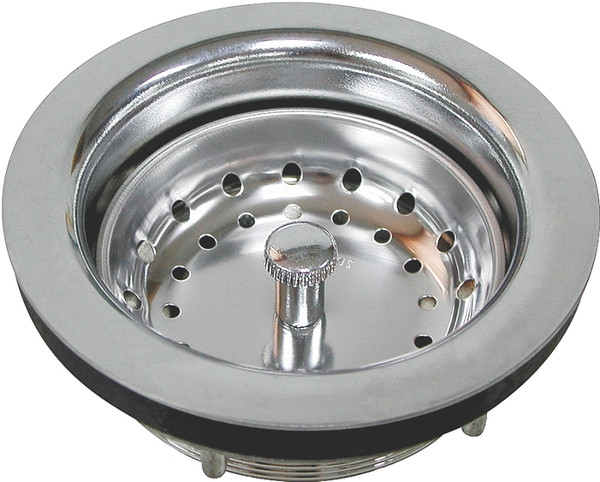 ProSource PMB-131 Basket Strainer, 3-1/2 in Dia, Chrome, For: 3-1/2 in Dia Opening Sink [SKU: ORG7619588]