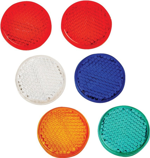 HY-KO CMR-10 Carded Reflector, 9.63 in L Post, Assorted Reflector [SKU: ORG0257683]