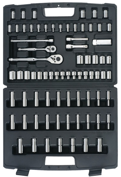 STANLEY 96-010 Mechanics Tool Set, Chrome Vanadium Steel, Polished Chrome [SKU: ORG0777177]