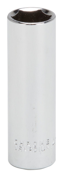 Vulcan MT6505887 Drive Socket, 14 mm Socket, 3/8 in Drive, 6-Point, Chrome Vanadium Steel, Chrome [SKU: ORG0448431]