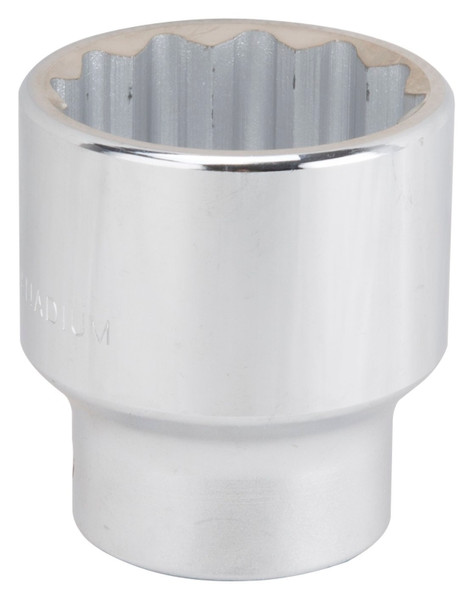 Vulcan MT-SM6046 Drive Socket, 46 mm Socket, 3/4 in Drive, 12-Point, Chrome Vanadium Steel, Chrome [SKU: ORG1492354]