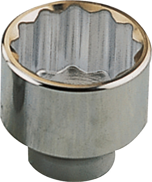 Vulcan MT-SM6019 Drive Socket, 19 mm Socket, 3/4 in Drive, 12-Point, Chrome Vanadium Steel, Chrome [SKU: ORG1719939]