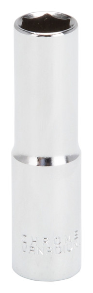 Vulcan MT6500722 Drive Socket, 11 mm Socket, 3/8 in Drive, 6-Point, Chrome Vanadium Steel, Chrome [SKU: ORG3436581]