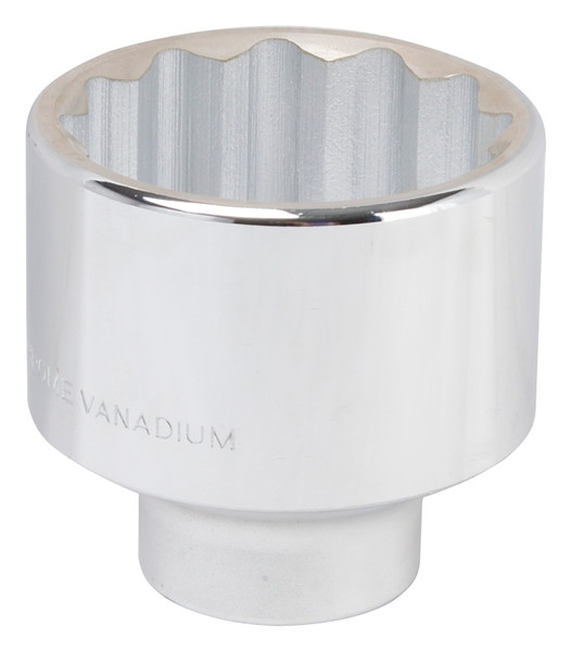 Vulcan MT-SM6060 Drive Socket, 60 mm Socket, 3/4 in Drive, 12-Point, Chrome Vanadium Steel, Chrome [SKU: ORG5519830]