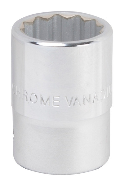 Vulcan MT-SM6026 Drive Socket, 26 mm Socket, 3/4 in Drive, 12-Point, Chrome Vanadium Steel, Chrome [SKU: ORG5895545]