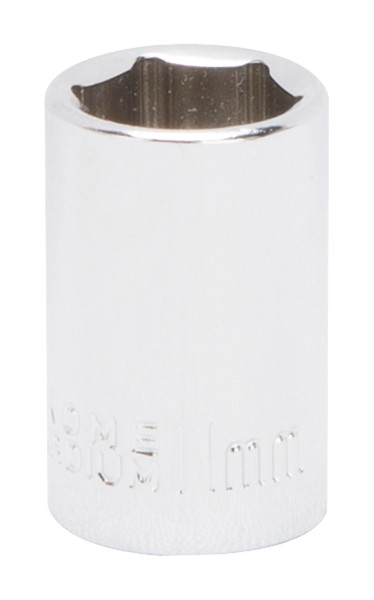 Vulcan MT6490221 Drive Socket, 11 mm Socket, 1/4 in Drive, 6-Point, Chrome Vanadium Steel, Chrome [SKU: ORG8271199]