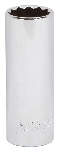 Vulcan MT6528541 Drive Socket, 13/16 in Socket, 1/2 in Drive, 12-Point, Chrome Vanadium Steel, Chrome [SKU: ORG3739836]