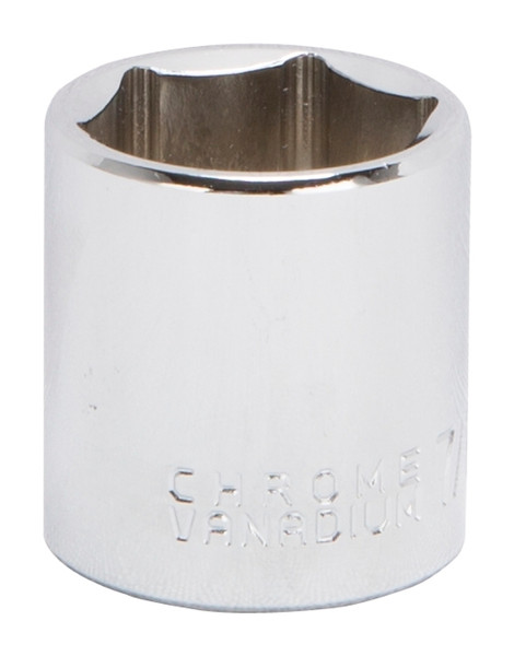 Vulcan MT6495428 Drive Socket, 7/8 in Socket, 3/8 in Drive, 6-Point, Chrome Vanadium Steel, Chrome [SKU: ORG5319280]