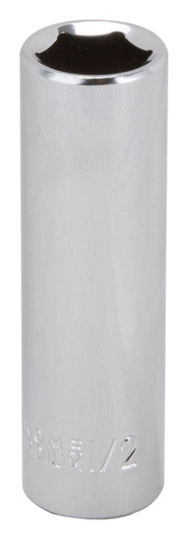 Vulcan MT6495634 Drive Socket, 1/2 in Socket, 3/8 in Drive, 6-Point, Chrome Vanadium Steel, Chrome [SKU: ORG8180440]