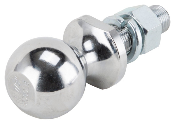 Vulcan TD-02 Hitch Ball, 1-7/8 in Dia Ball, 3/4 in Dia Shank, 2,000 lb Gross Towing [SKU: ORG1571355]