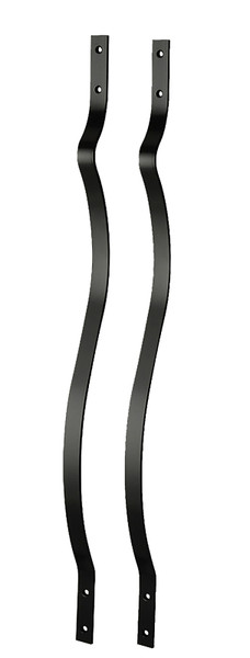 Maine Ornamental 74737 Baroque Baluster, 32-1/4 in L, Aluminum, Black, Powder-Coated [SKU: ORG7071376]