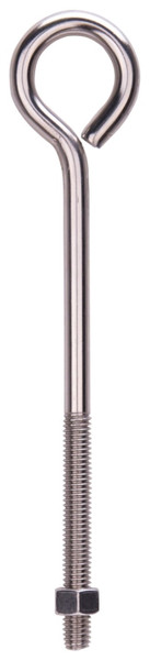 ProSource LR300 Eye Bolt, 9.5 mm Thread, Machine Thread, 3 in L Thread, 2-1/8 in Dia Eye, 439 lb Working Load [SKU: ORG0280669]