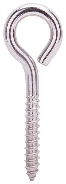 ProSource LR262 Lag Eye Bolt, 9 mm Thread, Screw Thread, 2 in L Thread, 1-3/8 in Dia Eye, 374 lb Working Load [SKU: ORG7361165]