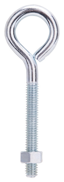 ProSource LR278 Eye Bolt, 8 mm Thread, Machine Thread, 2-1/4 in L Thread, 1-1/4 in Dia Eye, 209 lb Working Load, Steel [SKU: ORG4868147]