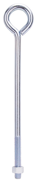 ProSource LR291 Eye Bolt, 12.4 mm Thread, Machine Thread, 3 in L Thread, 2-1/8 in Dia Eye, 461 lb Working Load, Steel [SKU: ORG4933883]
