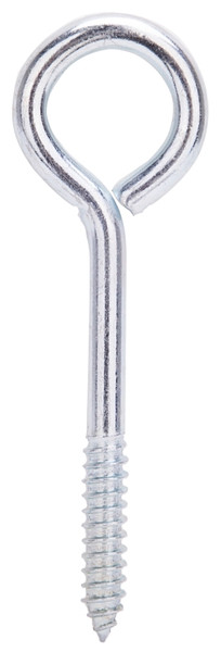 ProSource LR257 Lag Screw Eye, 11 mm Thread, Screw Thread, 2 in L Thread, 1-7/8 in Dia Eye, 271 lb Working Load, Steel [SKU: ORG3832136]