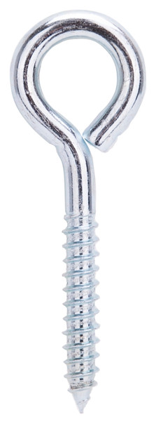 ProSource LR251 Lag Screw Eye, 9.4 mm Thread, Screw Thread, 2 in L Thread, 1-3/8 in Dia Eye, 305 lb Working Load, Steel [SKU: ORG8896961]