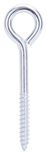 ProSource LR252 Lag Screw Eye, 9.3 mm Thread, Screw Thread, 2 in L Thread, 1-3/8 in Dia Eye, 302 lb Working Load, Steel [SKU: ORG9002841]