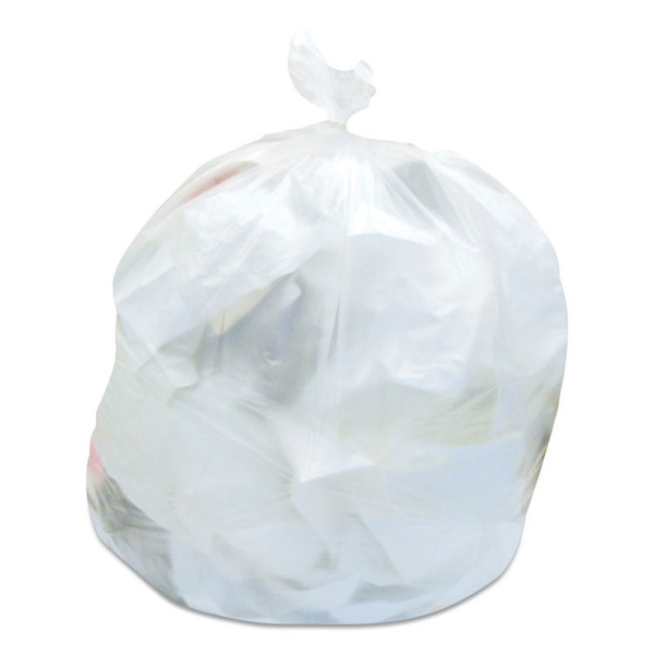 High-Density Can Liners, 16 gal, 13 mic, 24" x 33", Natural, 25 Bags/Roll, 20 Rolls/Carton [SKU: CWZ888978]