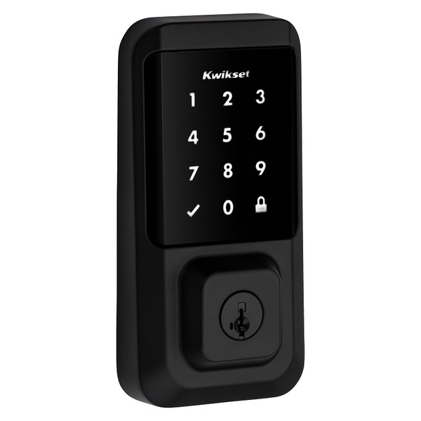 Kwikset Halo Series 939 WIFI TSCR 514 Touchscreen Wi-Fi Enabled Smart Lock, AAA Grade, Keyless Key, Zinc, Matte Black [SKU: ORG8381782]
