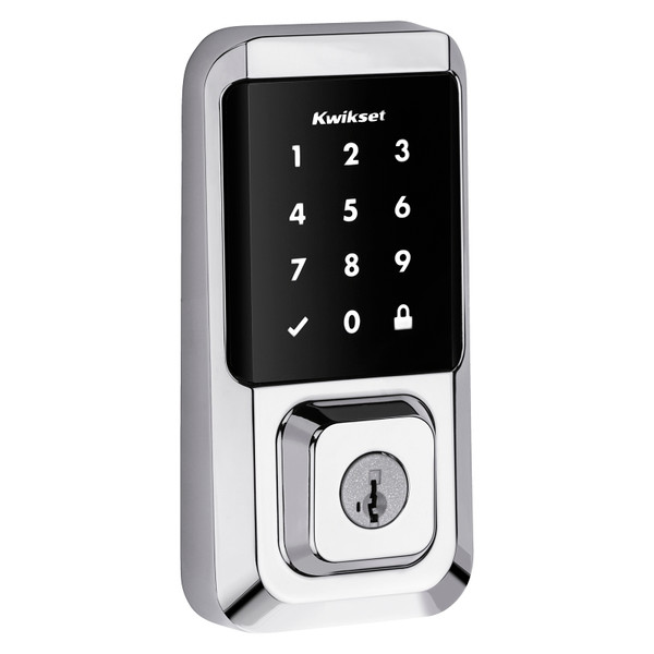 Kwikset Halo Series 939 WIFI TSCR 26 Touchscreen Wi-Fi Enabled Smart Lock, AAA Grade, Keyless Key, Zinc, Polished Chrome [SKU: ORG8381899]