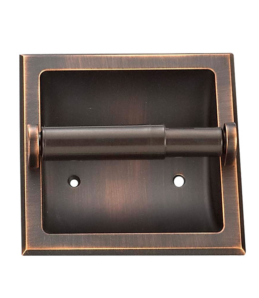 Boston Harbor 776H-35-07 Recessed Paper Holder, Plastic/Zinc, Venetian Bronze, Recessed Mounting [SKU: ORG0587618]