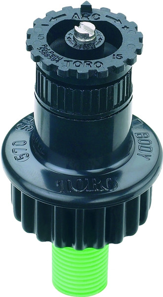 TORO 570 Series 53731 Shrub Spray Sprinkler, 1/2 in Connection, FNPT, Variable Arc Nozzle, ABS [SKU: ORG3354966]