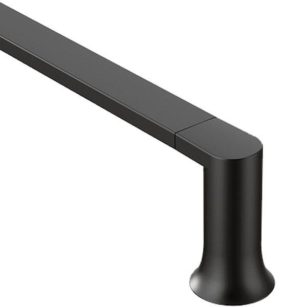 BAR TOWEL GENTA MATTE BLK 18IN [SKU: ORG1778554]