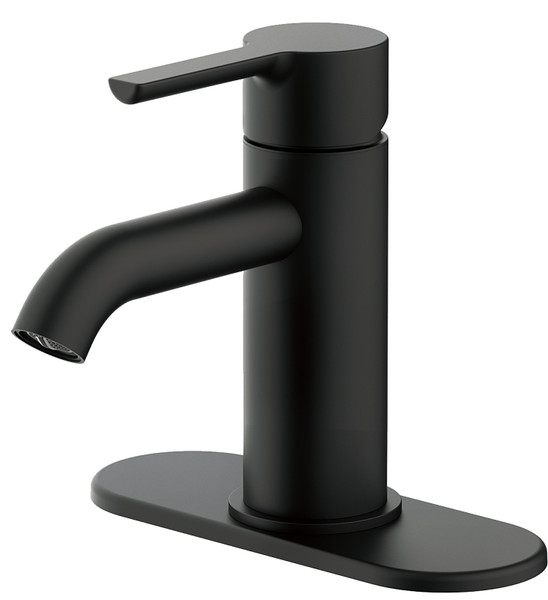Boston Harbor Lavatory Faucet, 1-Faucet Handle, Matte Black [SKU: ORG1666767]