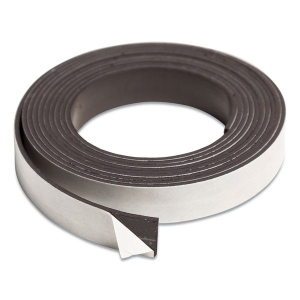 Magnetic Adhesive Tape Roll, 0.5" x 7 ft, Black [SKU: UBRFM2319]