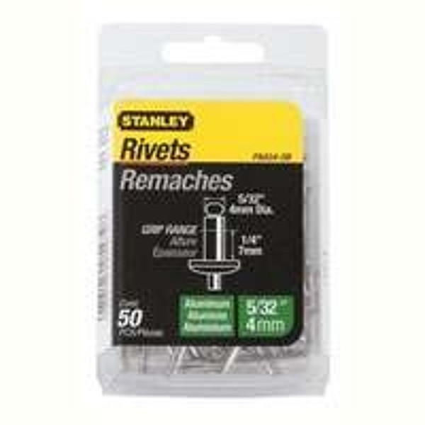 STANLEY PAA54-5B Pop Rivet, Reusable, 1-3/4 in L, Aluminum [SKU: ORG6147839]
