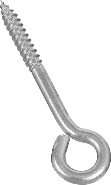 National Hardware N220-772 Lag Screw Eye, 1/4 in Thread, 1-1/2 in L Thread, 1/2 in ID Dia Eye, 2.76 in L Shank [SKU: ORG7942683]