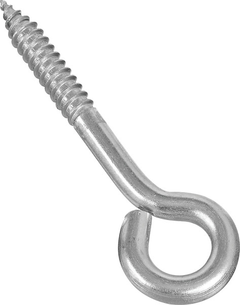 National Hardware N220-798 Lag Screw Eye, 5/16 in Thread, 1.62 in L Thread, 5/8 in ID Dia Eye, 2.77 in L Shank [SKU: ORG9535147]