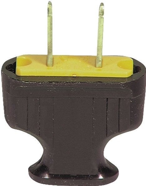 Eaton Wiring Devices 1912B-BOX Electrical Plug, 2 -Pole, 15 A, 125 V, NEMA: NEMA 1-15, Brown [SKU: ORG4203394]