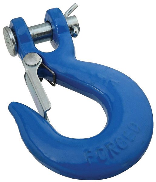 National Hardware 3243BC Series N265-470 Clevis Slip Hook with Latch, 2600 lb Working Load, Steel, Blue [SKU: ORG7166069]