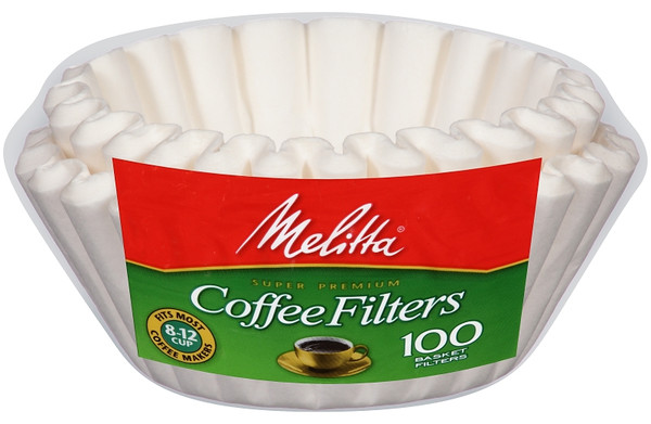 Melitta 62993 Basket Coffee Filter, Cup, Paper, White [SKU: ORG3663655]