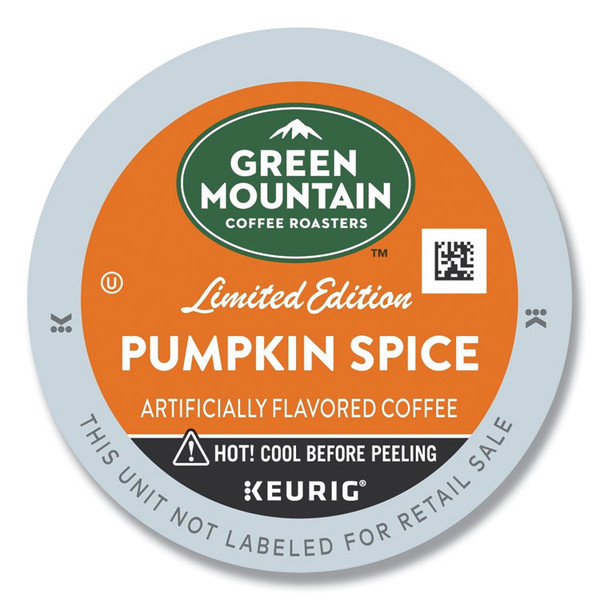 Fair Trade Certified Pumpkin Spice Flavored Coffee K-Cups, 24/Box [SKU: GMT6758]