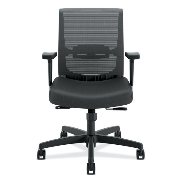 Convergence Mid-Back Task Chair, Synchro-Tilt and Seat Glide, Supports Up to 275 lb, Black [SKU: HONCMY1AUR10]