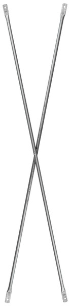 METALTECH M-MC2484 Cross Brace, Steel, Galvanized [SKU: ORG1636687]