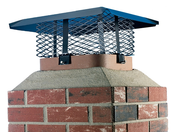 SHELTER SCADJ-S Adjustable Chimney Cap, Steel, Black, Powder-Coated, Fits Duct Size: 19-1/4 x 9-1/4 x 19-1/4 in [SKU: ORG6260210]