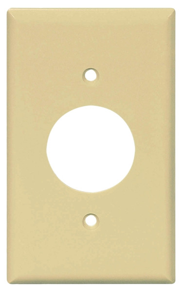 Eaton Wiring Devices PJ7LA Outlet Wallplate, 4.88 in L, 3.13 in W, Mid, 1 -Gang, Polycarbonate, Light Almond [SKU: ORG7211188]