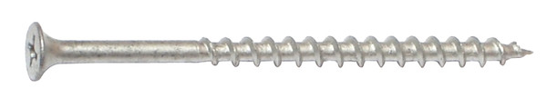 MIDWEST FASTENER 07912 Deck Screw, #8-8 Thread, 3 in L, Coarse Thread, Bugle Head, Phillips Drive, Steel, Dacrotized [SKU: ORG4532651]