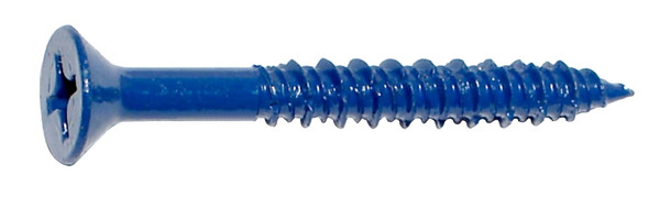 MIDWEST FASTENER 09281 Masonry Screw, 1/4 in Dia, 2-1/4 in L, Steel [SKU: ORG4532347]